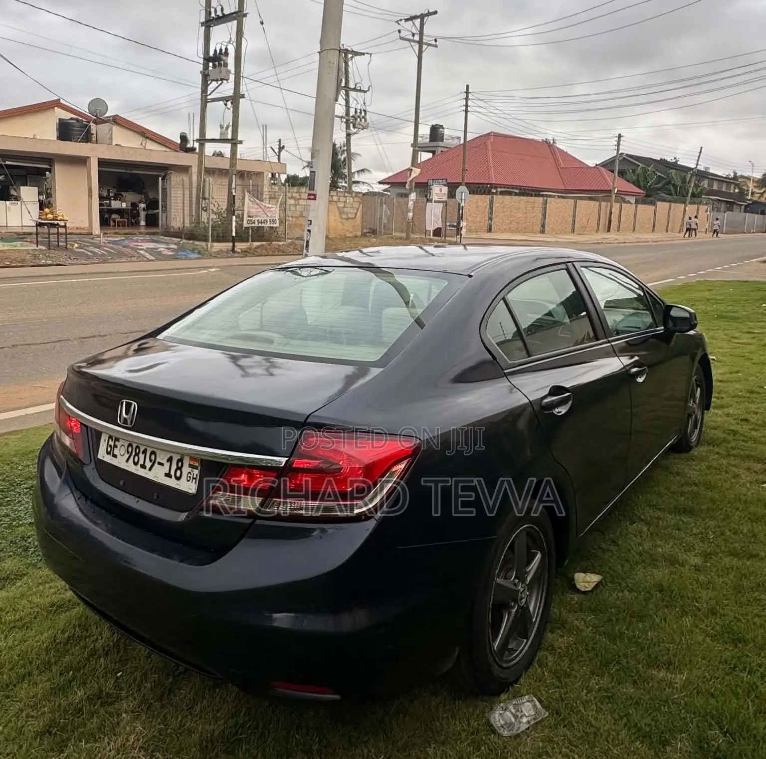 Honda Civic EX 4dr Sedan (1.8L 4cyl CVT) 2015 Black