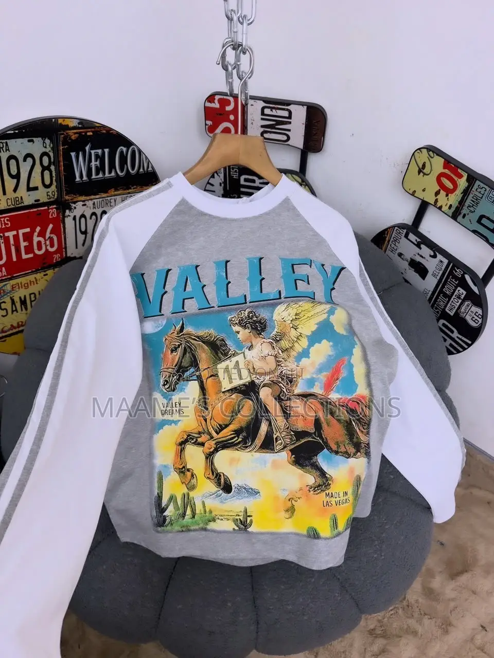 Men’s -Striped Long-Sleeve Polo Shirt