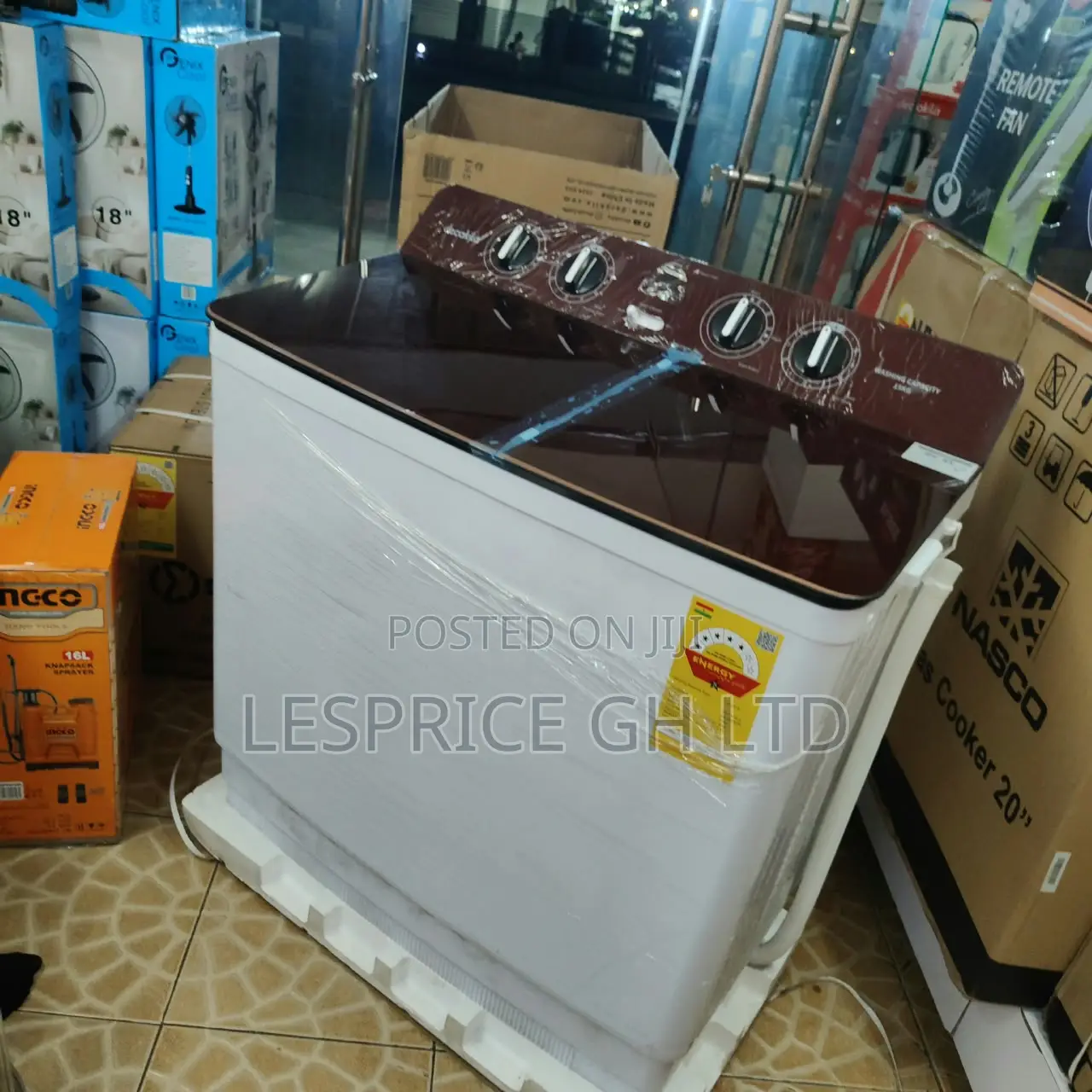 Super Super Efficient 15kg Twin Tub Wash Machine From Decakila