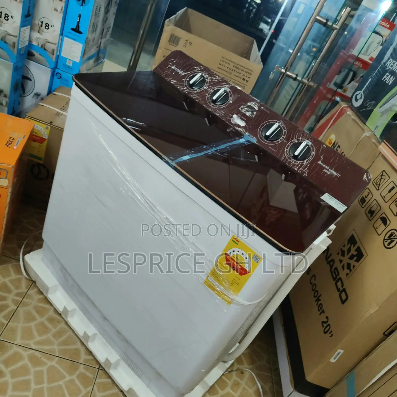 Super Super Efficient 15kg Twin Tub Wash Machine From Decakila