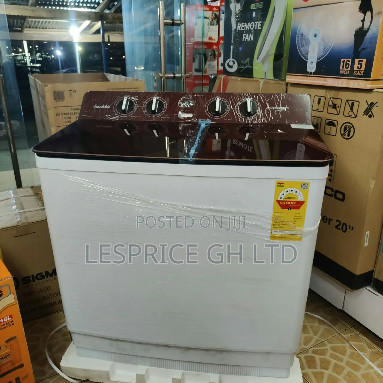 Topmost Top Quality 15kg Twin Tub Washing Machine From Decakila
