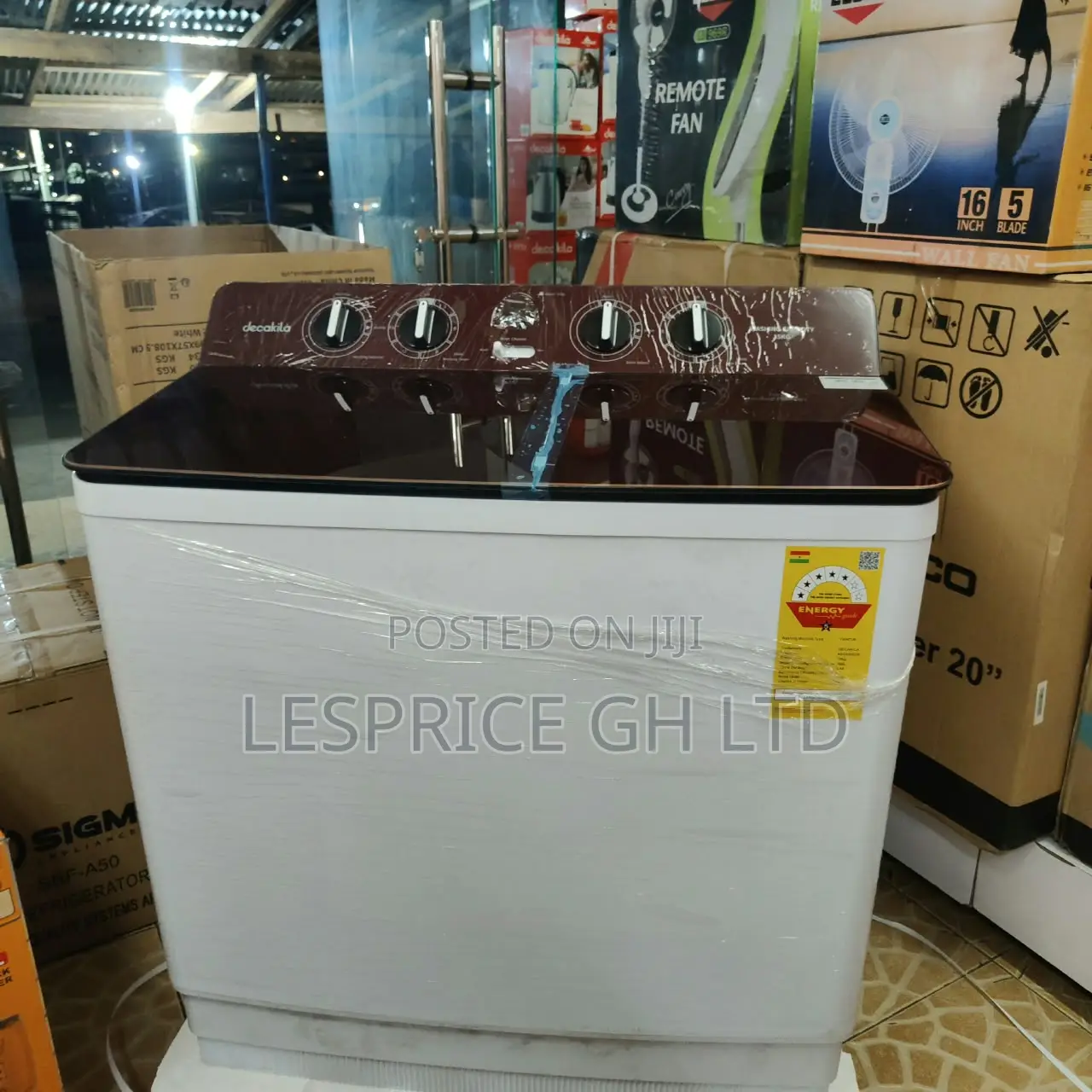 Topmost Top Quality 15kg Twin Tub Washing Machine From Decakila