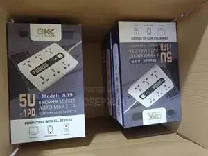 6-Way Universal Extension Board With 6 USB Charging Ports