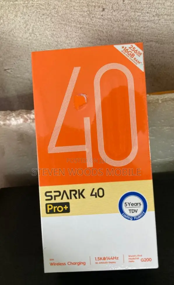 New Tecno Spark 40 Pro+ 256 GB Gold