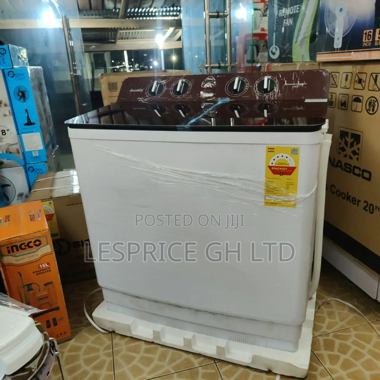 Forever Durable 15kg Twin Tub Decakila Washing Machine