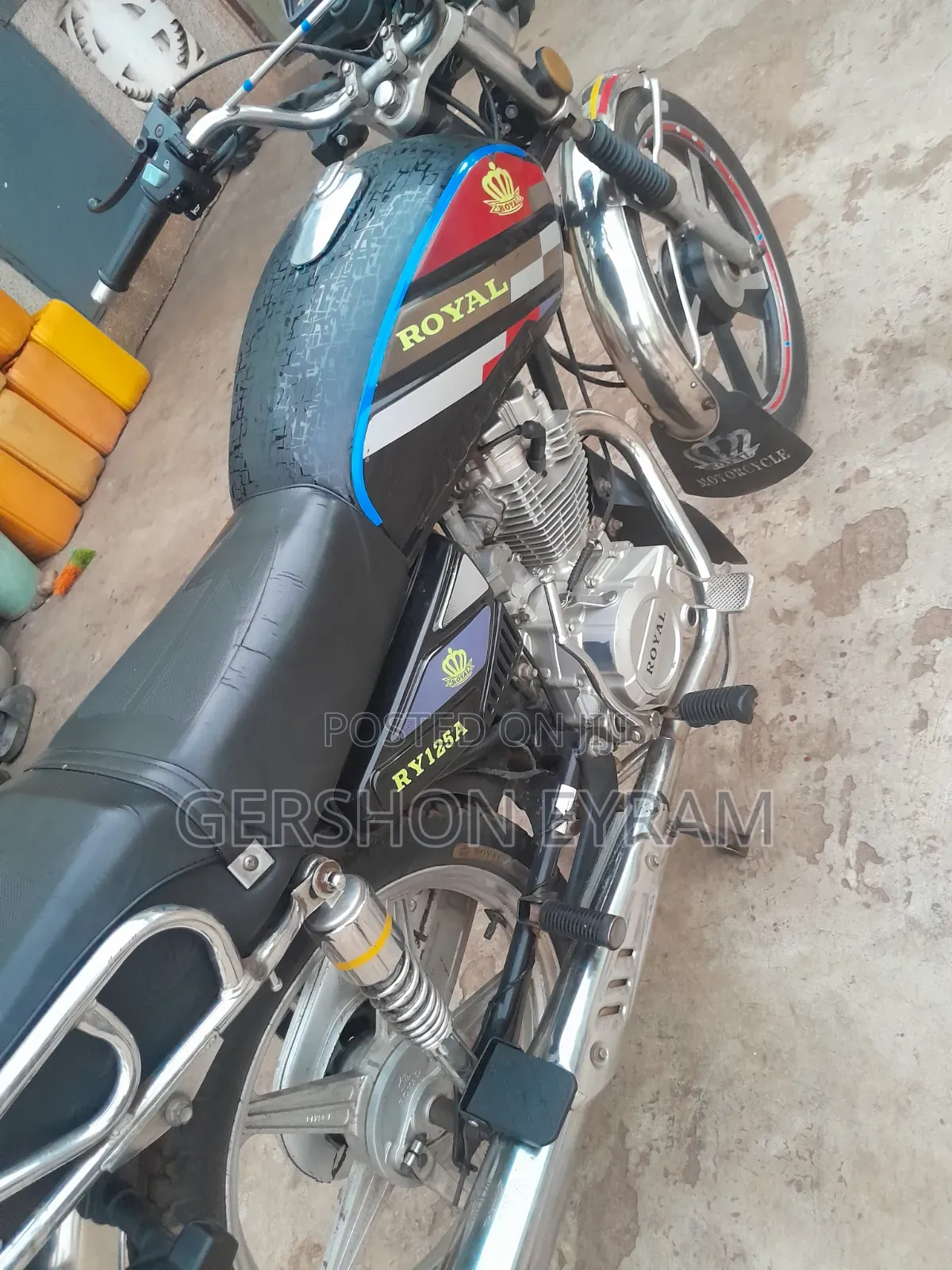 Haojue HJ125-8K 2025 Black