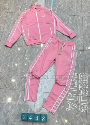 Men’s Designer Needles Butterfly Embroidery Logo Tracksuit Set