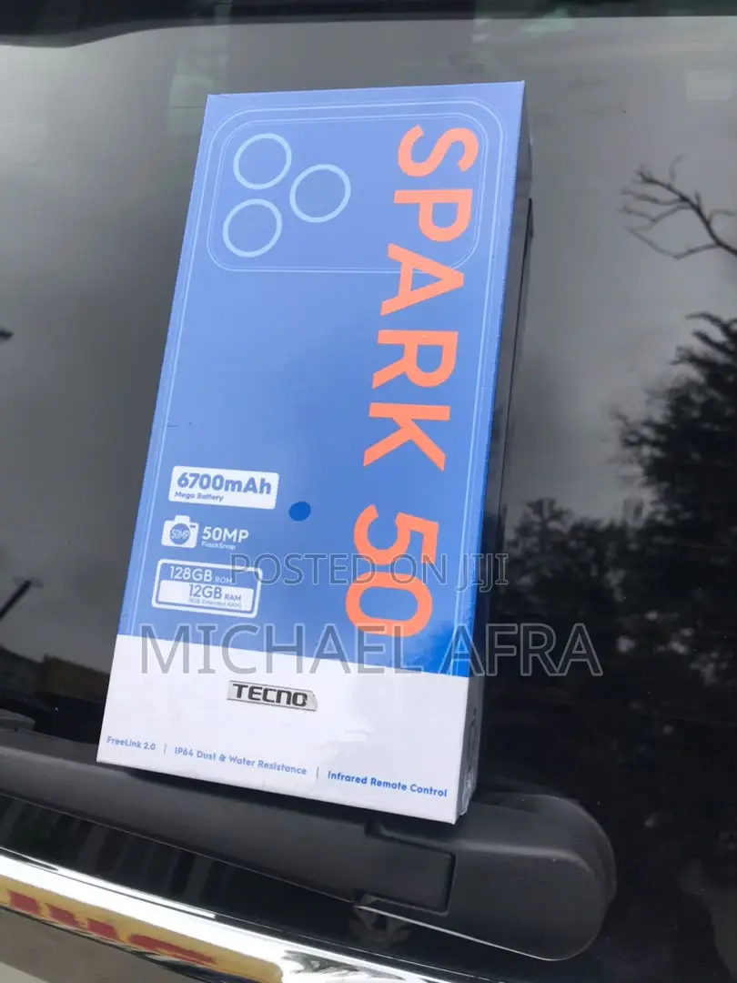 New Tecno Spark 50 128 GB Black