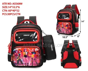Omaya School Bags for Kids With Pencil Case