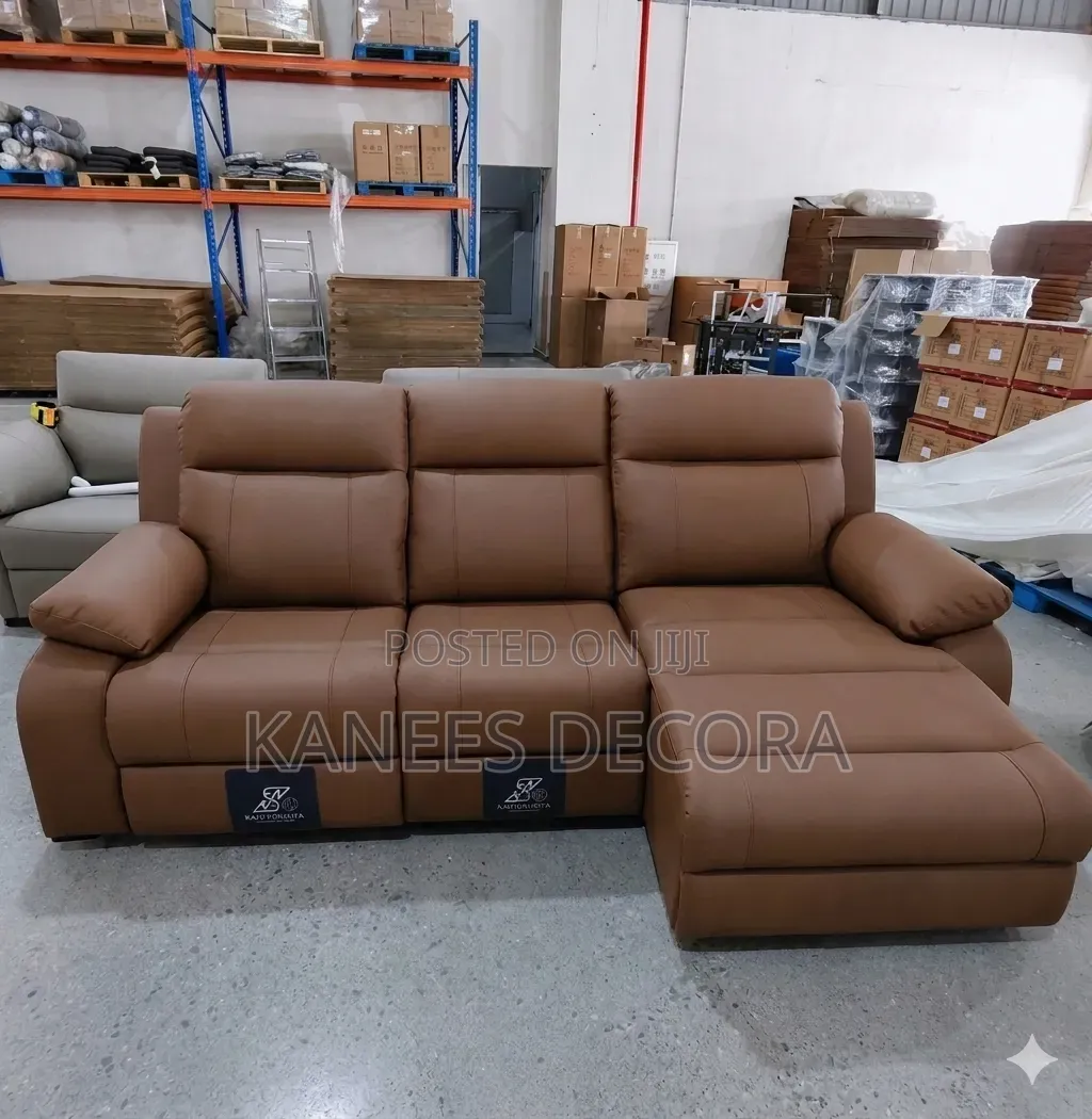 L Shaped Electric Recliner Sofa