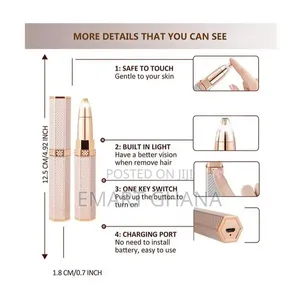 Women's USB Rechargeable 4-in-1 Electric Shaver: Face, Body, Eyebrow