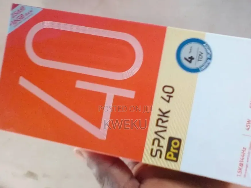 New Tecno Spark 40 Pro 256 GB Gold