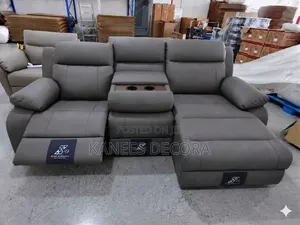 Manual L Shaped Recliner Sofa