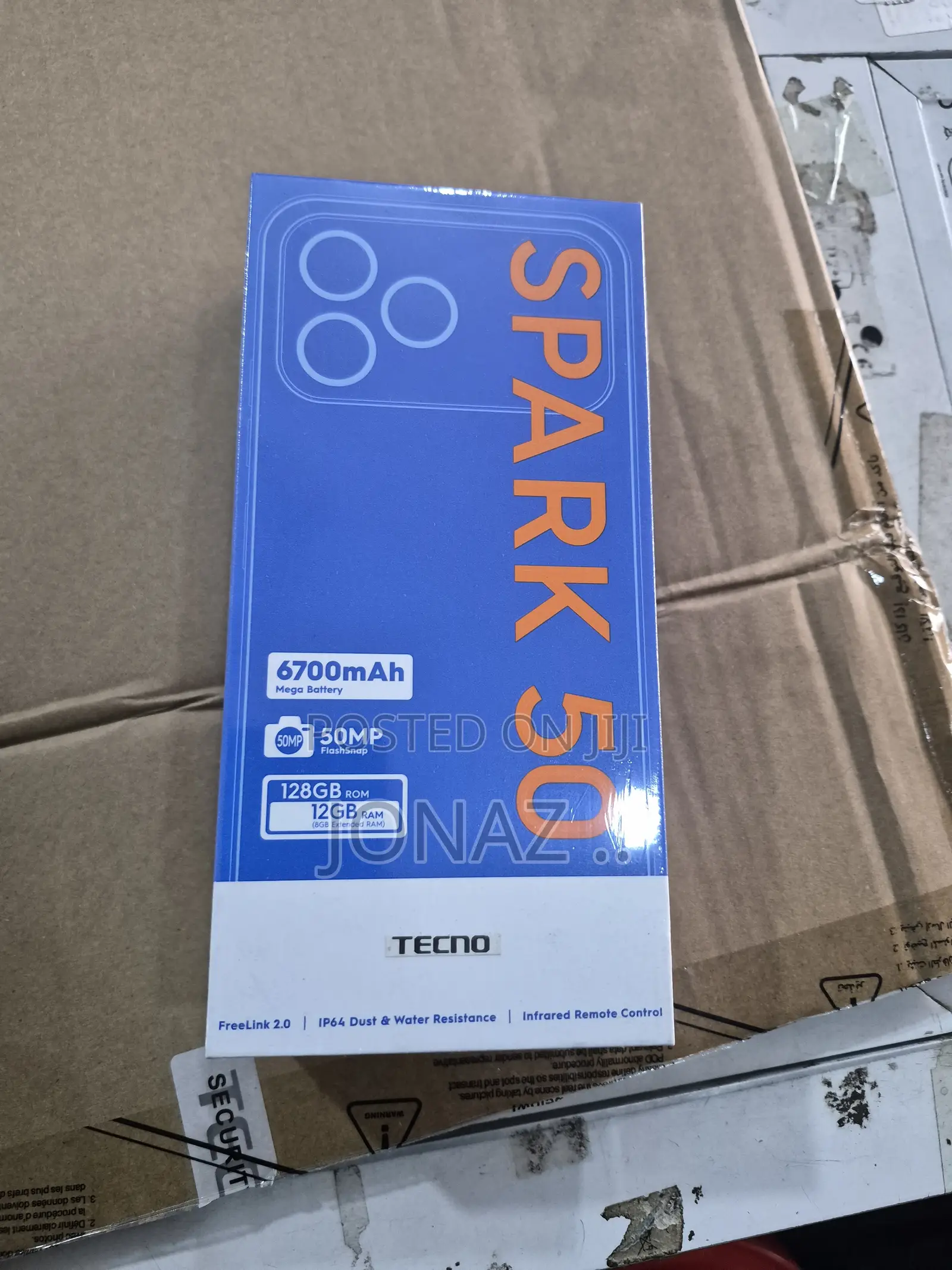 New Tecno Spark 50 128 GB Black