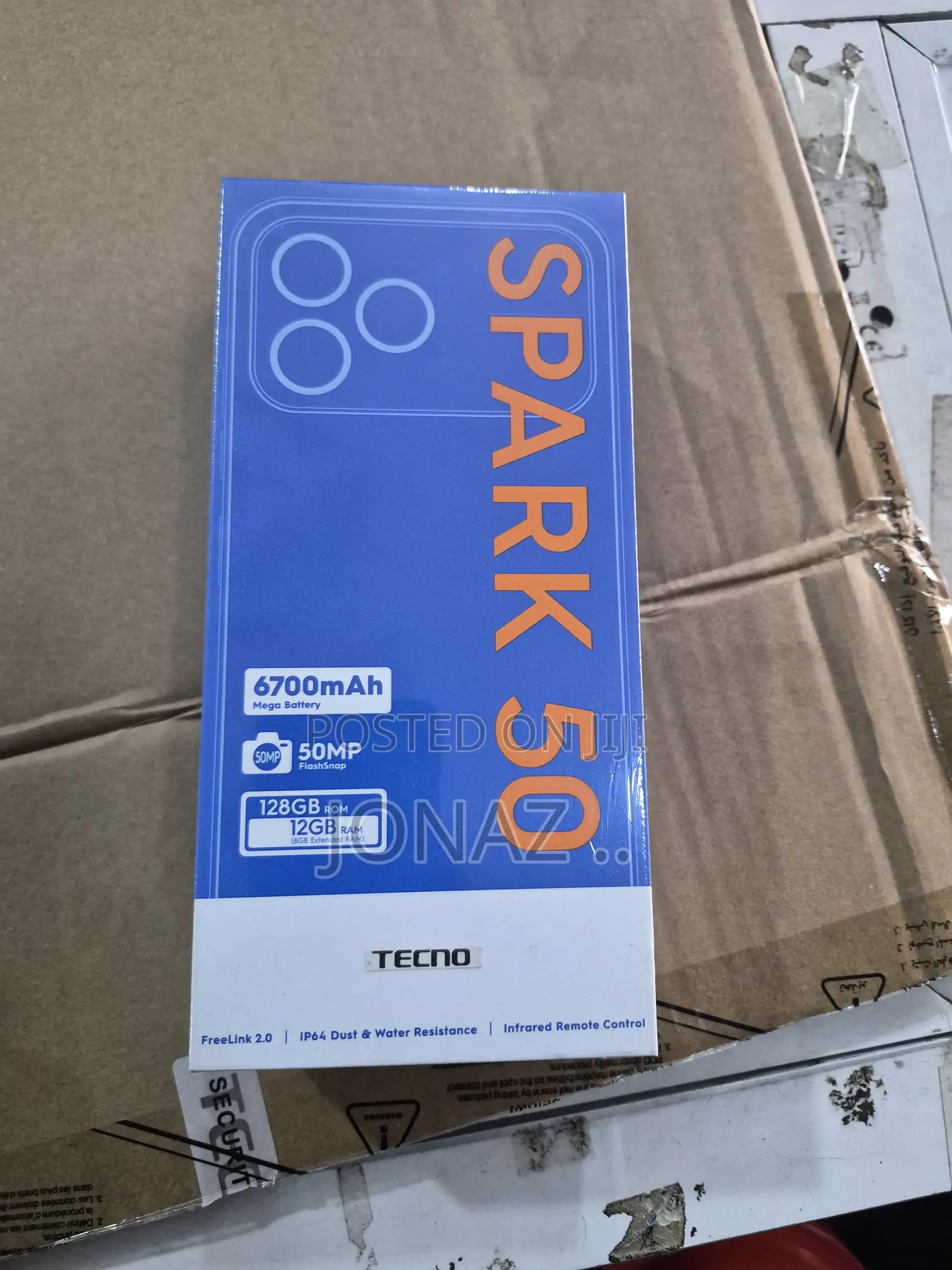 New Tecno Spark 50 128 GB Black