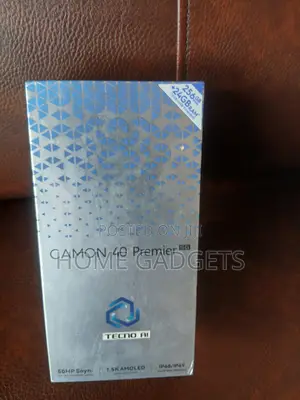 New Tecno Camon 40 Premier 5G 256 GB Black