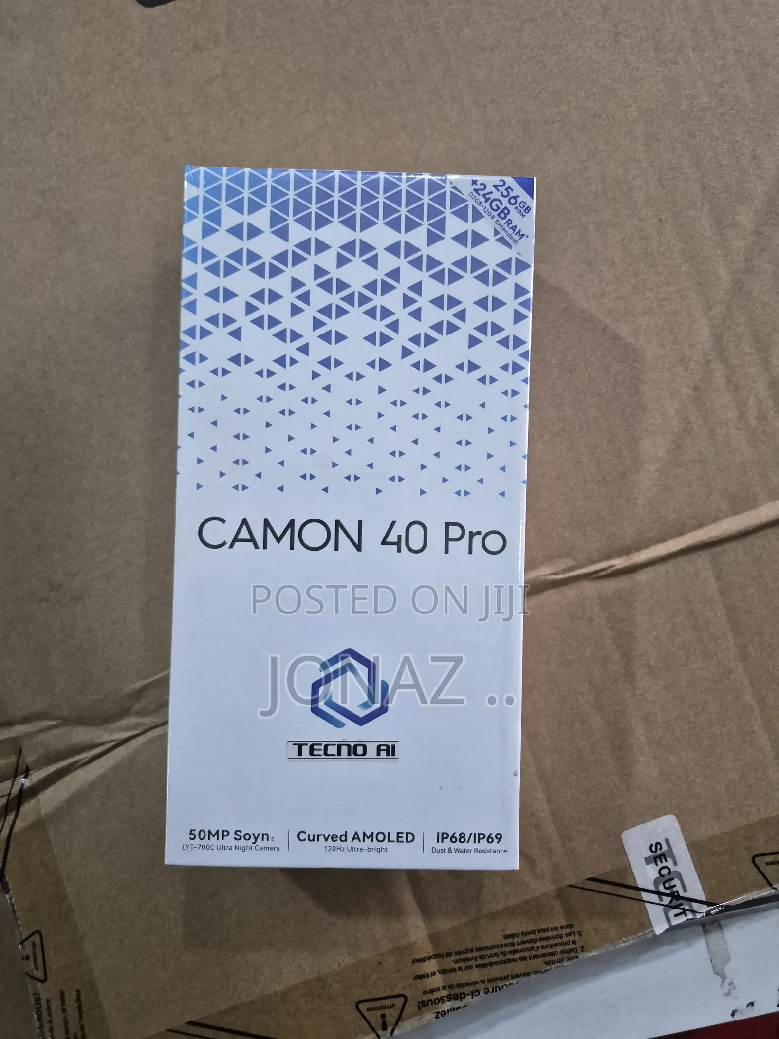 New Tecno Camon 40 Pro 5G 256 GB Black