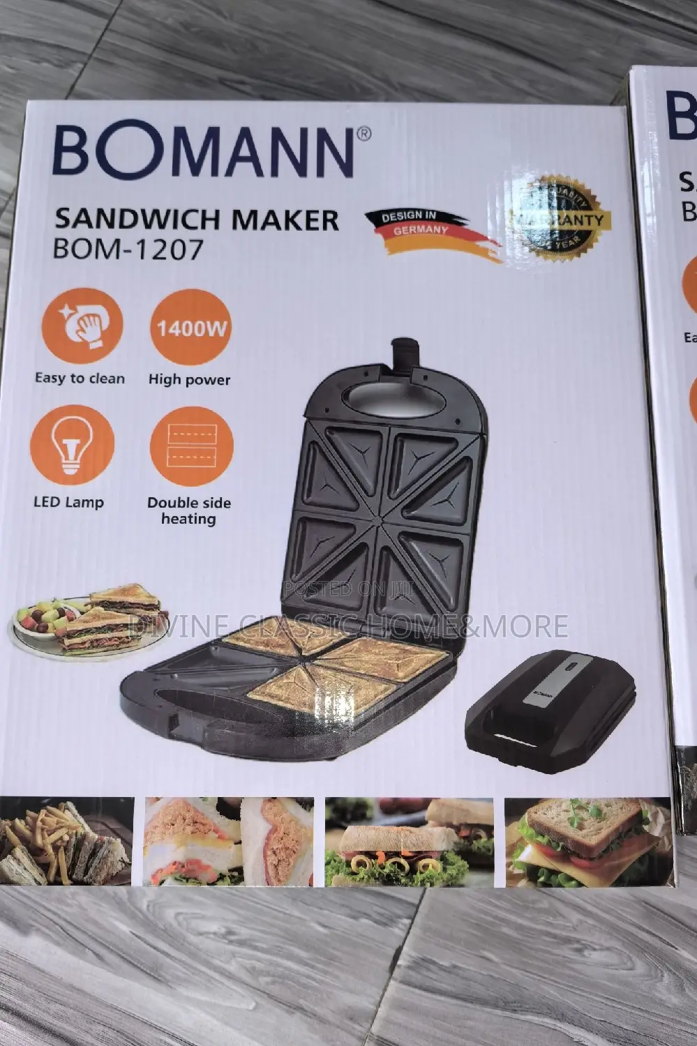 Bomann 4slice Sandwich Toaster