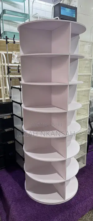 Wood Rotated Shoes Rack