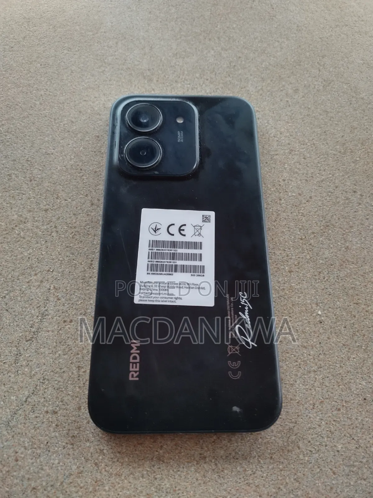 Xiaomi Redmi 15C 4G 256 GB Black
