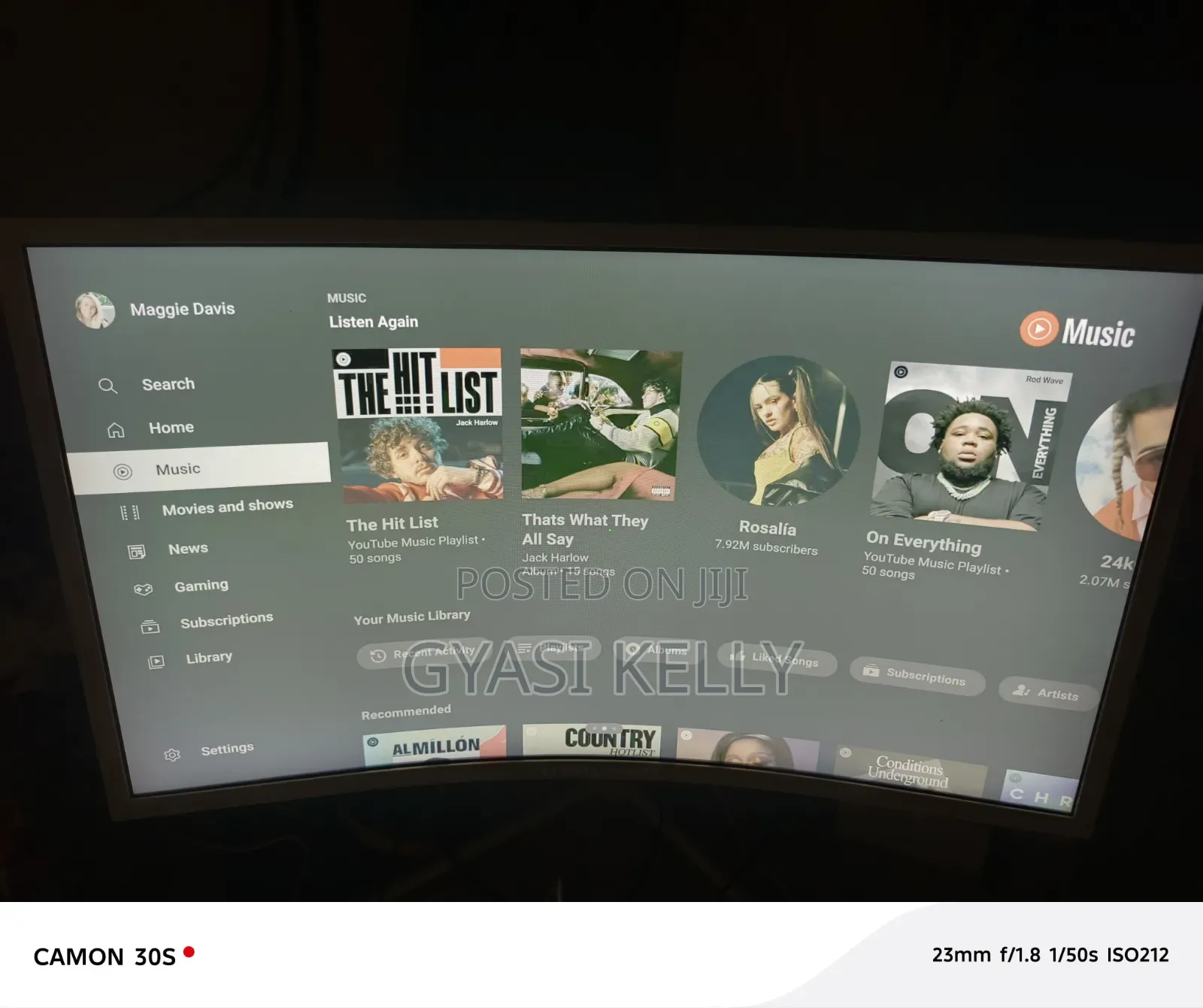 Titan Army Curved Gaming Monitor