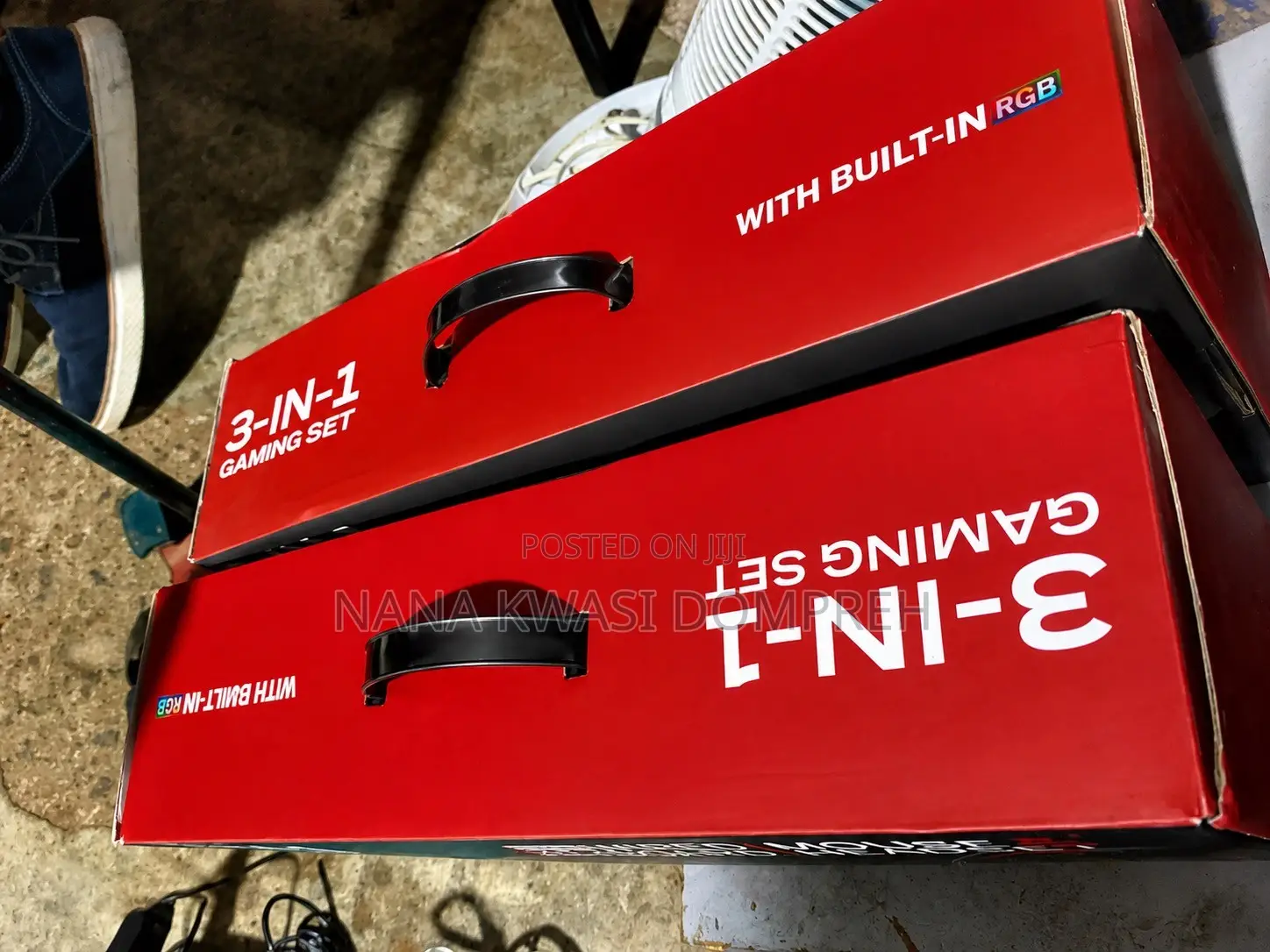 UK 3 in 1 Wired Gaming Keyboard, Headphones and Mouse RGB LIGHT