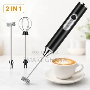 KITCHA Rechargeable Milk Frother Electric Egg Beater – 3-Speed USB