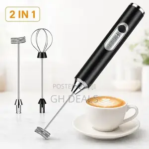 KITCHA Rechargeable Milk Frother Electric Egg Beater – 3-Speed USB