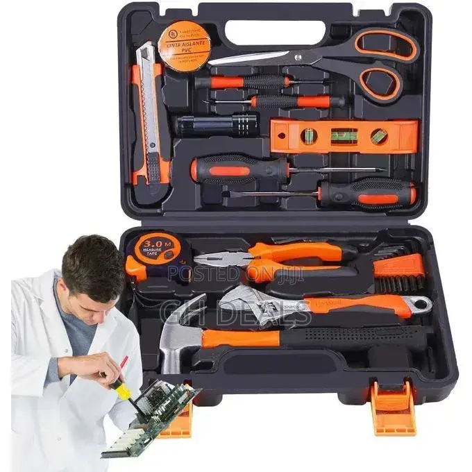 15 in 1 Hardware Tools Set - Complete Basic Repair Tool Kit