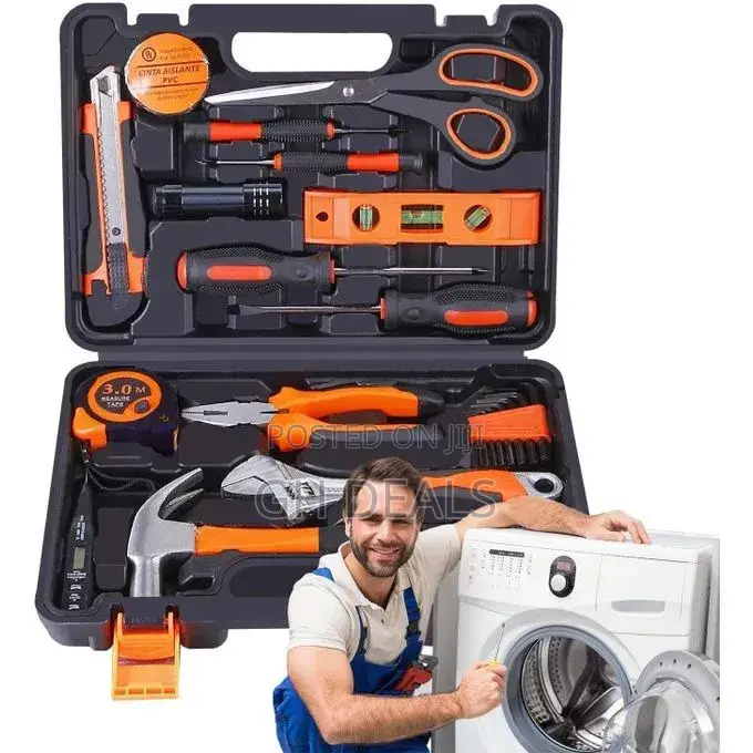 15 in 1 Hardware Tools Set - Complete Basic Repair Tool Kit