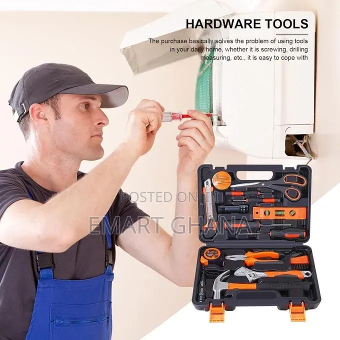15 in 1 Hardware Tools Set - Complete Basic Repair Tool Kit