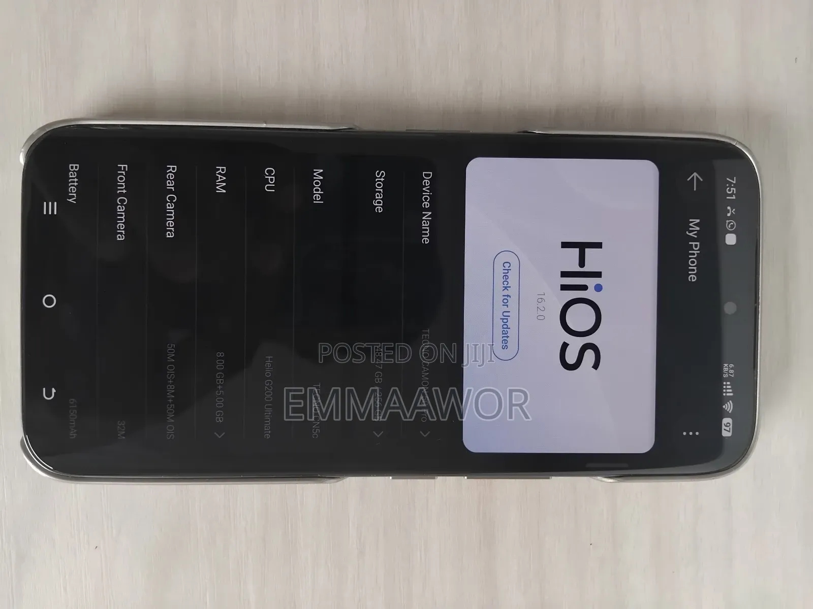 Tecno Camon 50 Pro 256 GB Gray