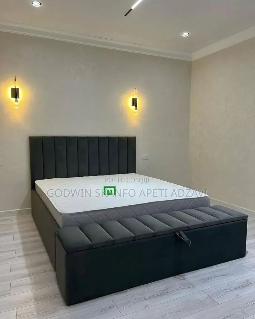 Double Bed Frame and Mattress and Ottoman Available