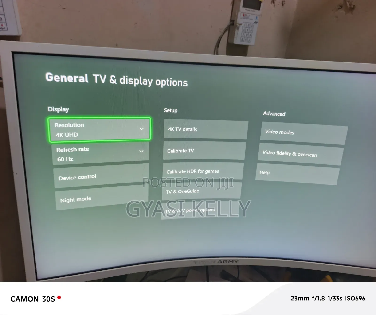 Titan Army Curved Gaming Monitor