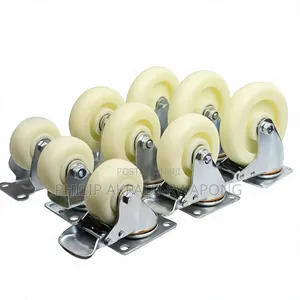 3inch 4inch 5inch PP Trolley Wheels Wear-Resistant Nylon