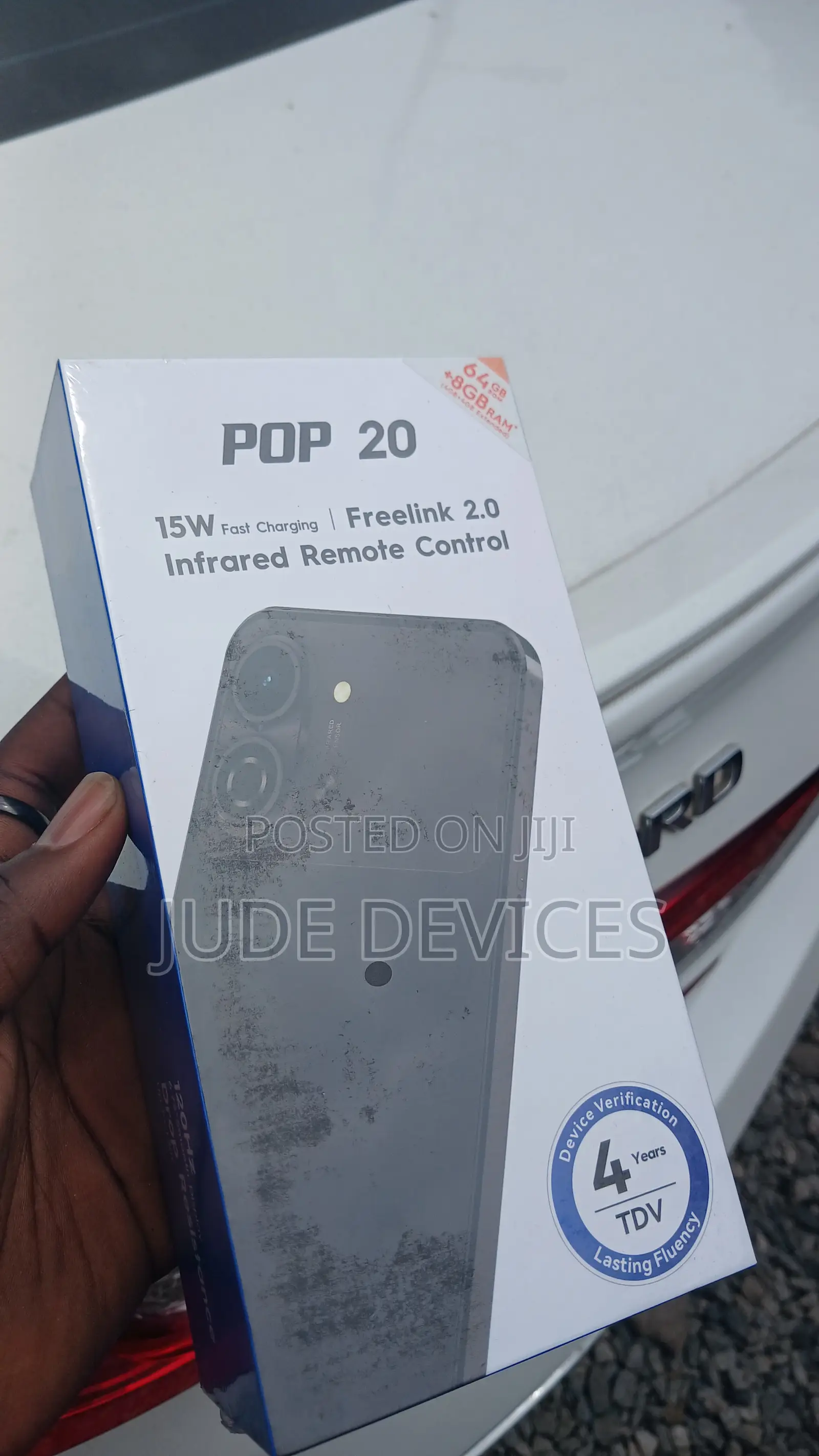 New Tecno Pop 20 128 GB Black