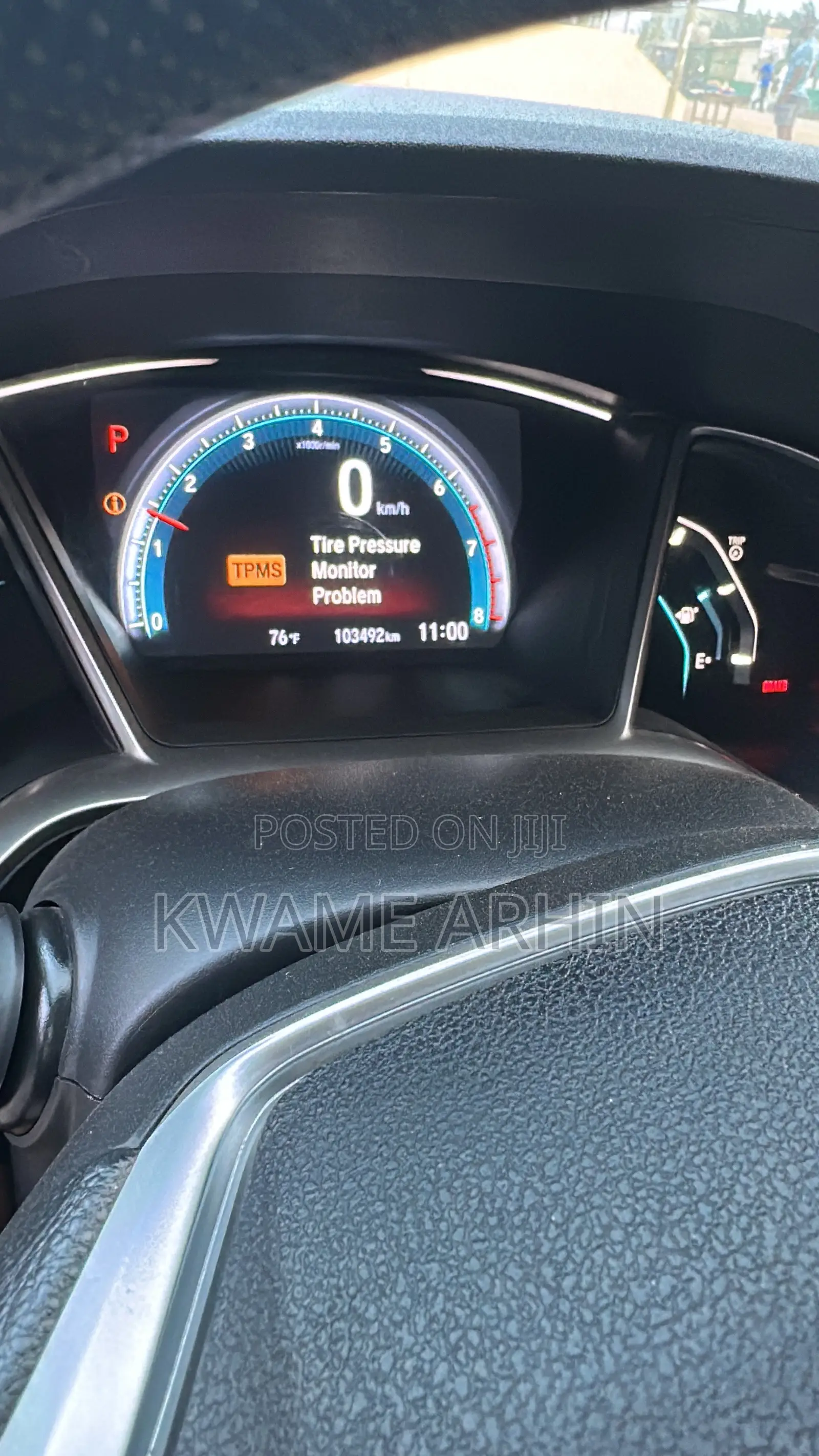 Honda Civic EX-L 4dr Sedan (1.5L 4cyl) 2016 Black