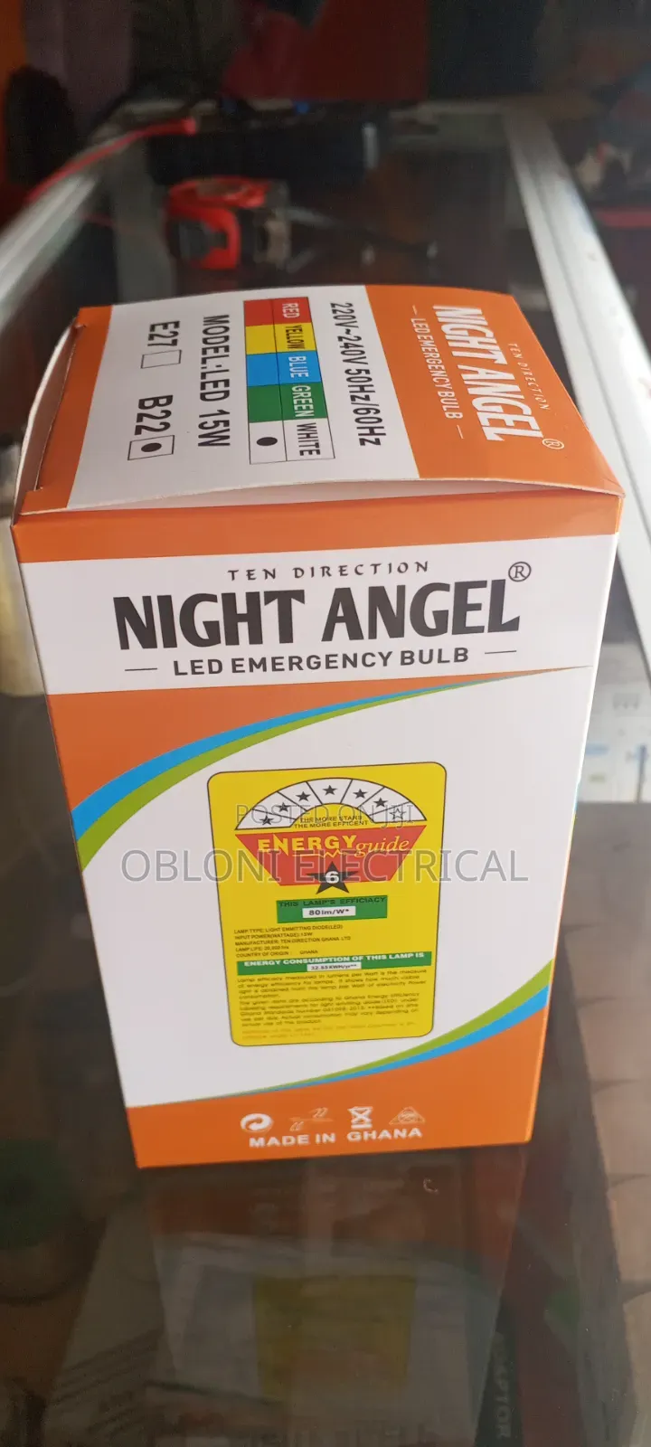 Rechargeable Bulb (Normal Use With Both ECG and Light Out)