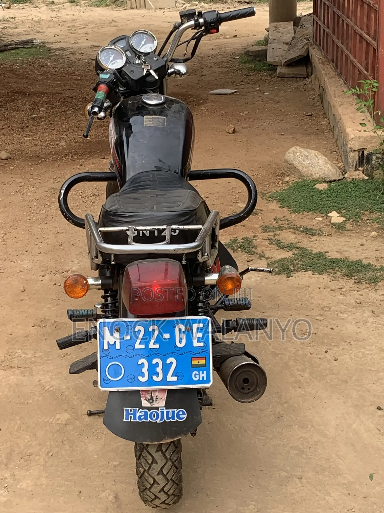 Haojue HJ125-8K 2022 Black