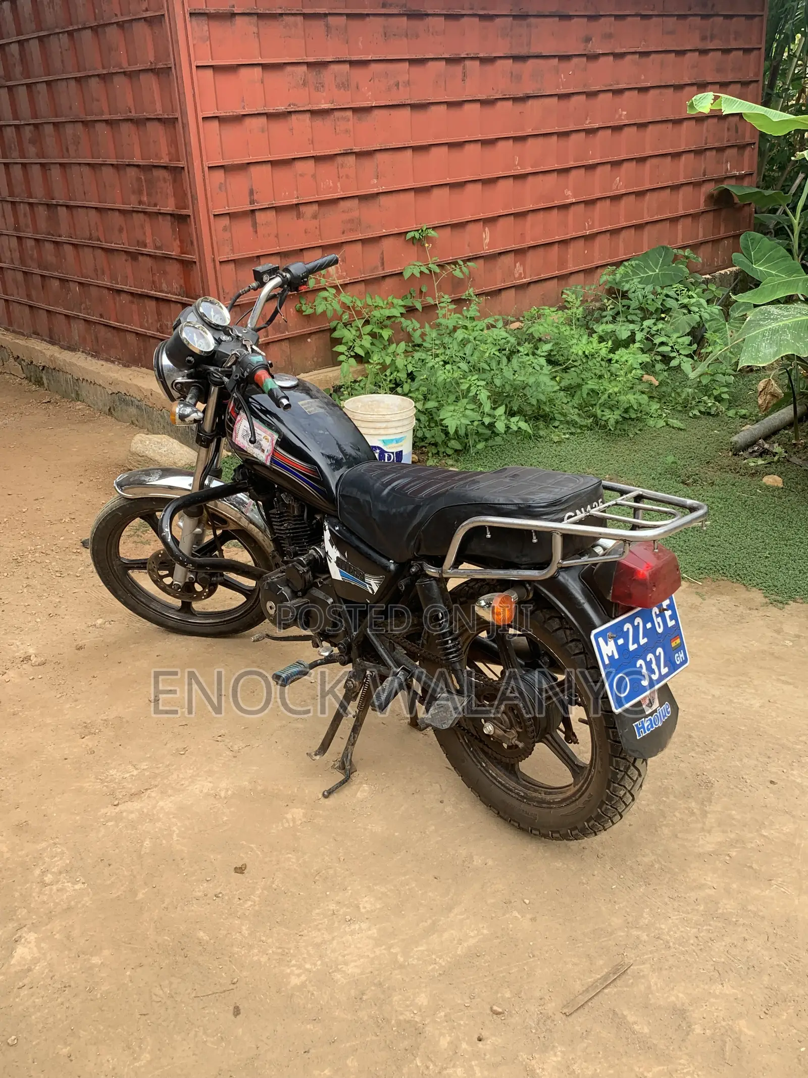 Haojue HJ125-8K 2022 Black