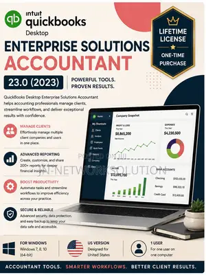 Intuit QuickBooks Desktop Enterprise Solutions Accountant 23.0 (2023)