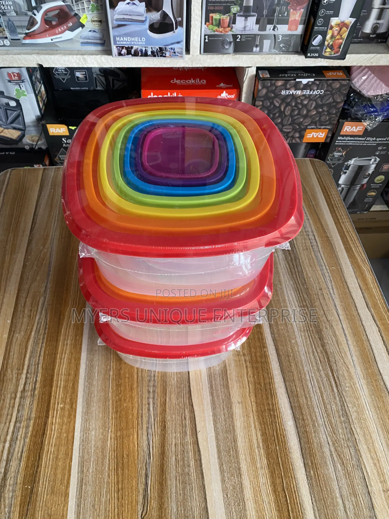 7pcs Stackable Food Storage Boxes