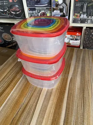 7pcs Food Storage Bowls With Airtight Lids