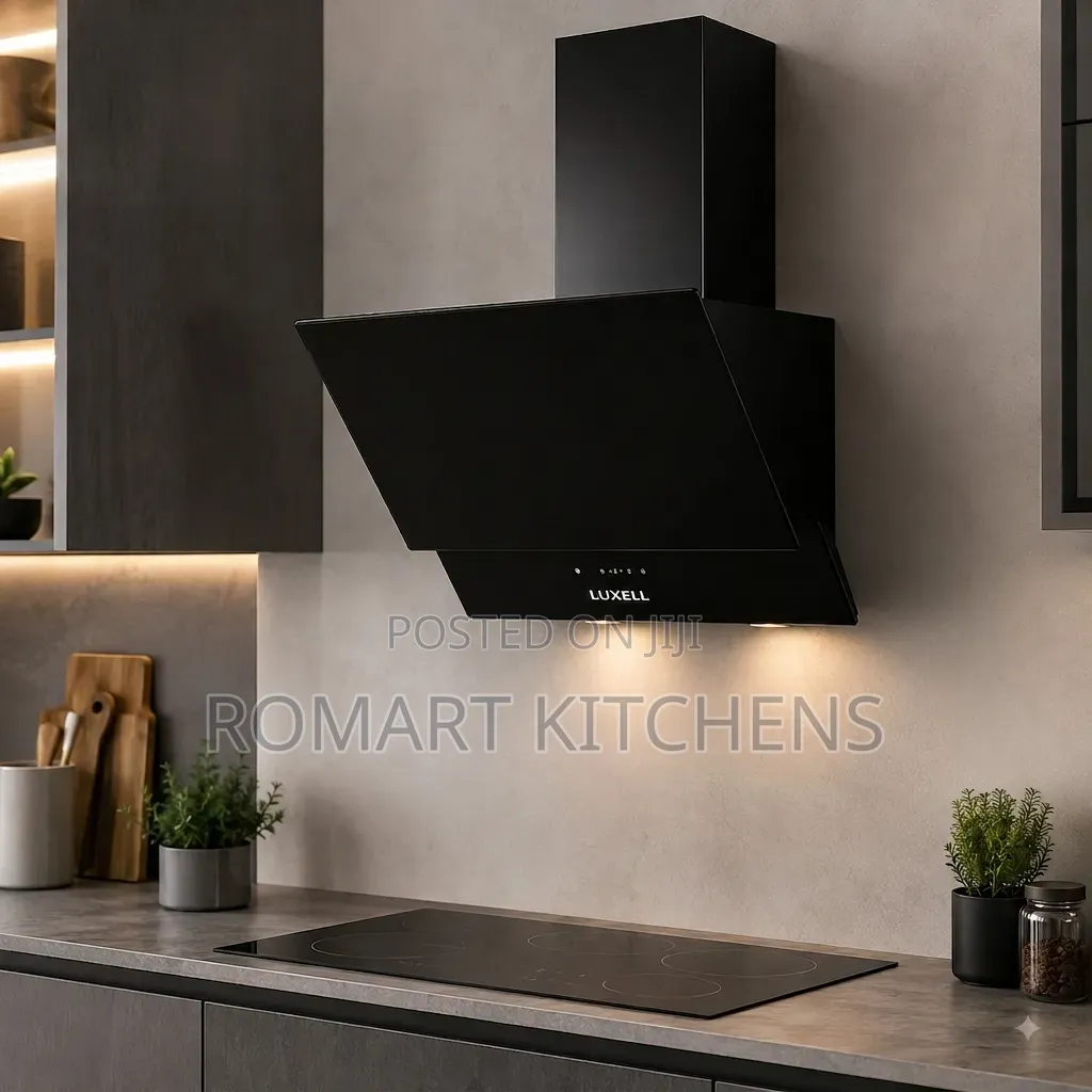 Luxell Glass 60cm Heat Extractor. Touch Screen and Remote Control