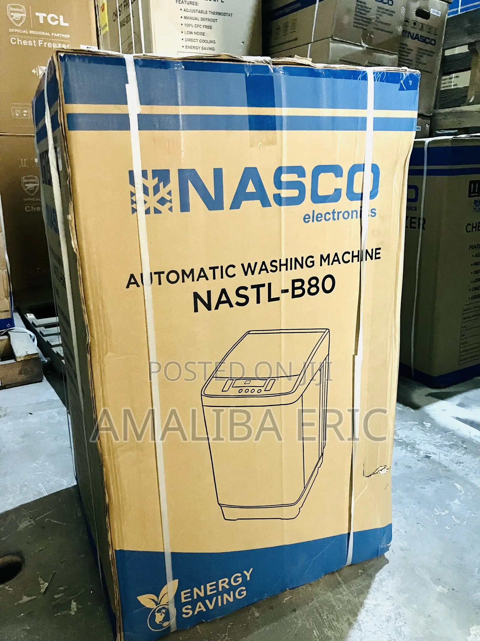 Nasco 8kg Top-Load Automatic Washing Machine