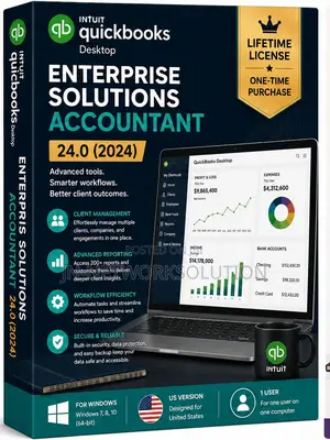 Intuit QuickBooks Desktop Enterprise Solutions Accountant 24.0 (2024)