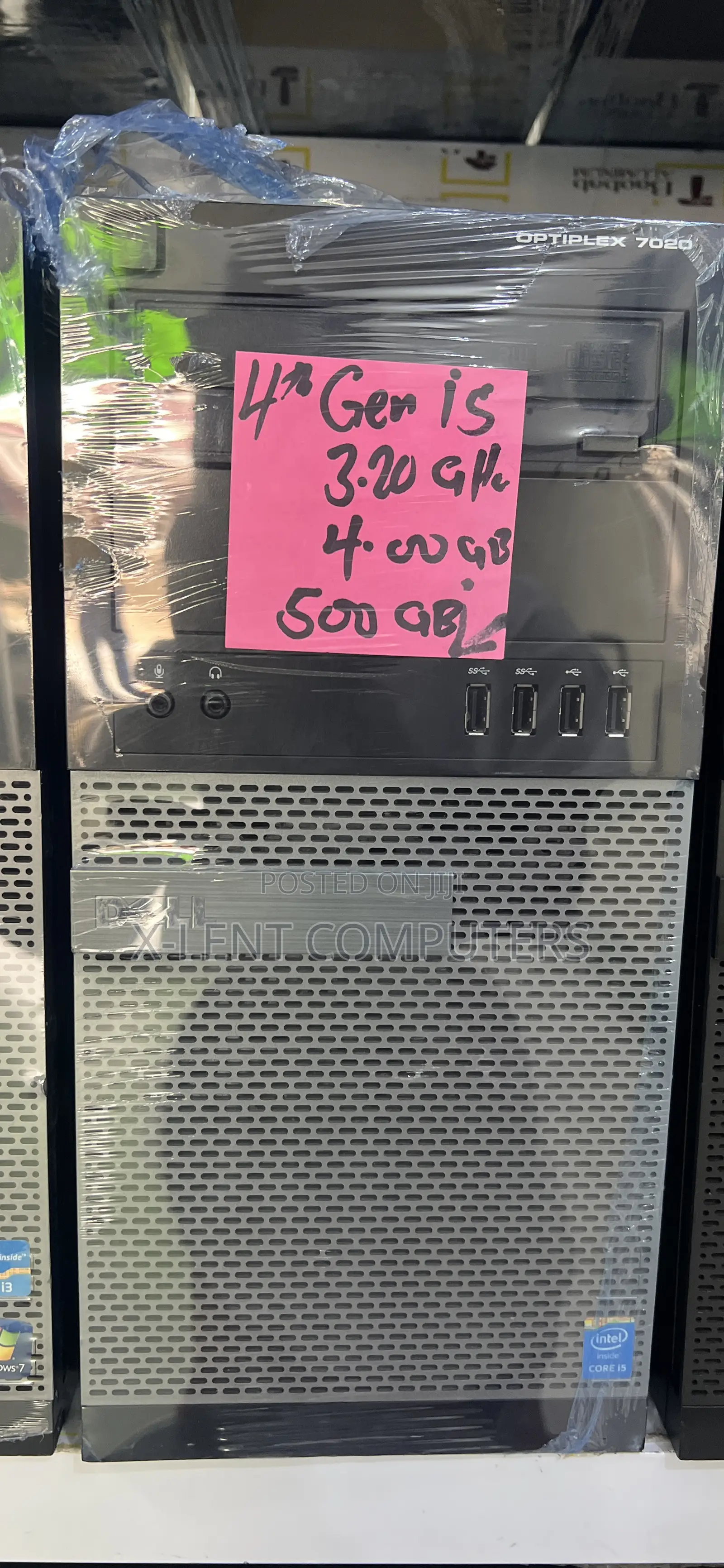 Desktop Computer Dell Optiplex 7020 8GB Intel Core i5 HDD 500GB