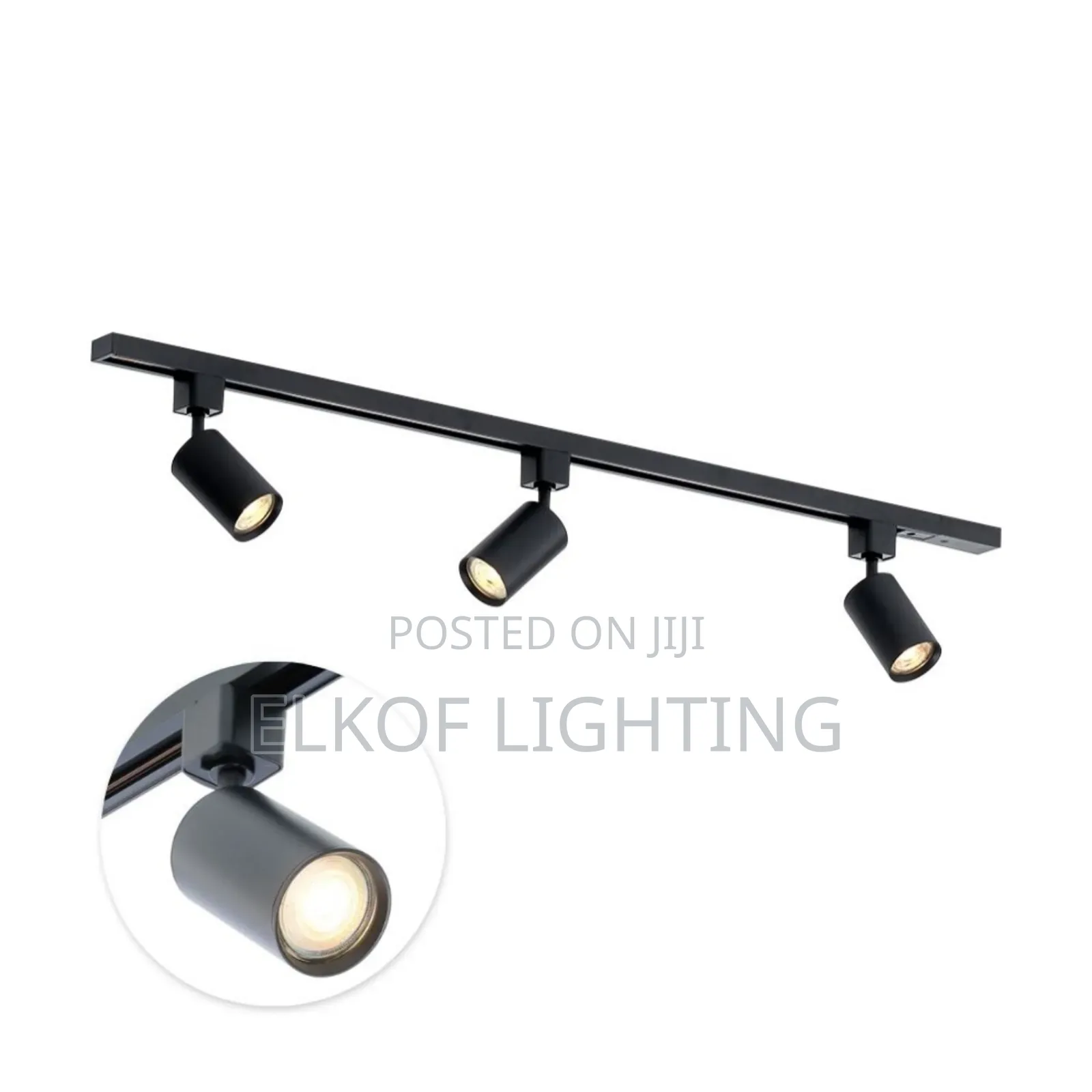 30w Track Light With Rail (3 in 1) 360 Rotation