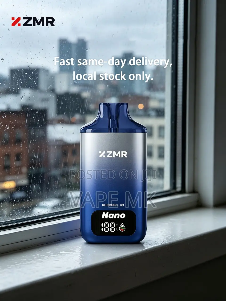 ZMR 20000 Puffs Rechargeable Disposable Vape – Type-C Fast Charging