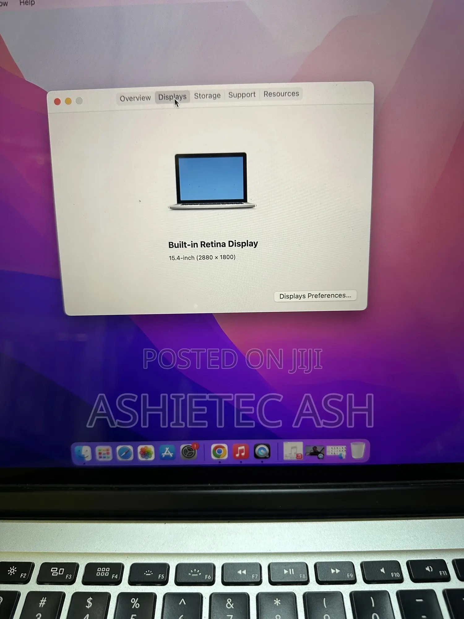 Laptop Apple MacBook Pro 2015 16GB Intel Core i7 SSD 256GB